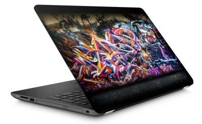 Photo of Laptop Skin Graffiti Wall