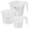 Multi Function Plastic Measuring Cups Set - 3 Piece Photo