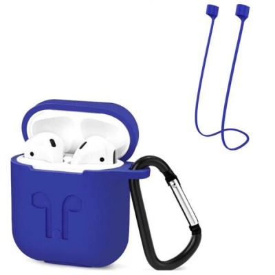 Photo of Apple Protective Case & Anti-Loss Strap For Airpods - Blue