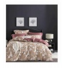 Linen Boutique - Duvet Cover 300TC 4 piecess - Floral Light Tan Photo