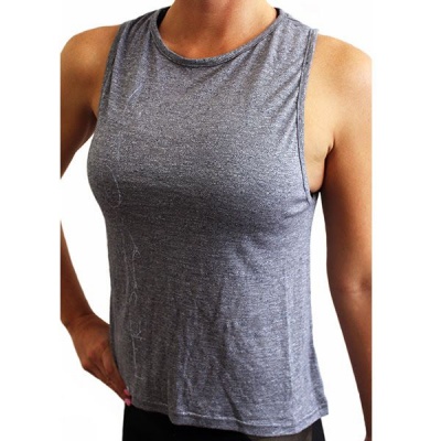 Photo of Cadance Sport Top with Strap Detail - Grey