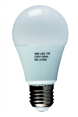 Photo of 9 Watt A60 LED E27 Warm White