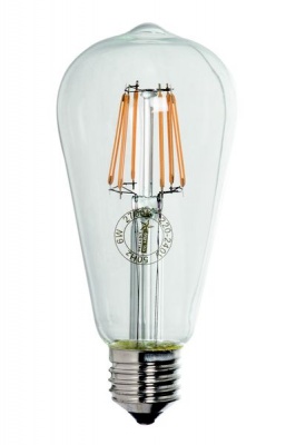 Photo of Bright Star Lighting 6 Watt ST64 LED Fillament Bulb in Warm White