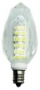 5 Watt Epistar LED Candle Bulb with Crystal Cover in Warm White Photo