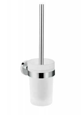 Photo of Hansgrohe Toilet brush with tumbler wall-mounted
