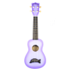 Kala MKSDPLBURST Makala Dolphin Soprano Ukulele - Purple Burst Photo