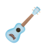 Kala MKSDLBLBURST Makala Dolphin Soprano Ukulele - Light Blue Burst Photo