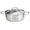 Berlinger Haus 22cm Stainless Steel Shallow Pot with Lid - Silver Jewellery Photo