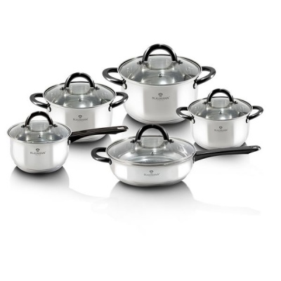 Photo of Blaumann 10-Piece Stainless Steel Gourmet Line Cookware Set