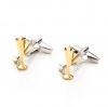 Champagne Flute Multi-Tone Cufflinks Photo