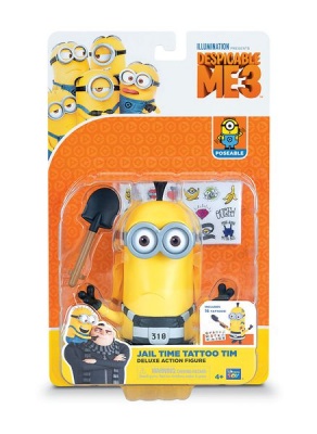 Photo of Minions Deluxe Action Figures - Tattoo Minion Tim