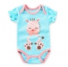Cute Print Blue Giraffe Onesie Photo