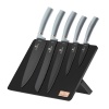 Berlinger Haus 6-Piece Non-stick Coating Knife Set with Stand - Moonlight Photo