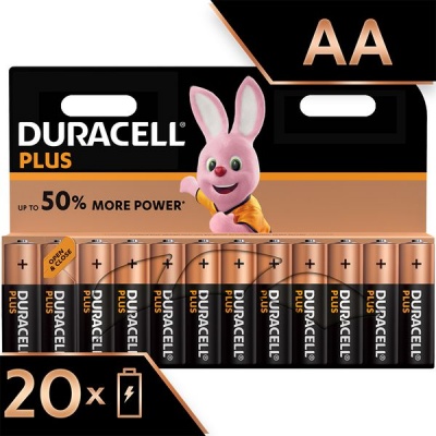 Photo of Duracell Plus AA Alkaline Batteries 1.5V LR6 MN1500 - 12 Pack