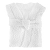 Miss Lyn White Towelling Bathrobe Photo