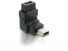 Delock 90deg Usb-B Mini M-F Down Adapter Photo