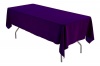 Purple Polyester Tablecloth Photo