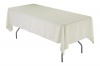 Ivory Polyester Tablecloth Photo