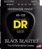 DR Strings Bass Black Beauties Nickel Plated Guitar Strings on Round Core Photo