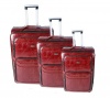 Nexco Luggage Bag Set of 3 PU Leather Travel Suitcases 28'24'22' inch - Tan Photo