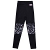 USA Pro Junior Girls Panel Tights - Black - JT [Parallel Import] Photo