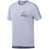 Reebok Men's Activchill Move Q4 Short Sleeve T-Shirt - Denim Dust Photo