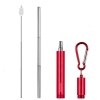 Favourable Impression-Collapsible Stainless Steel Straw Red Photo