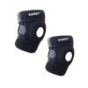 Knee Brace Compression Black with Straps Photo