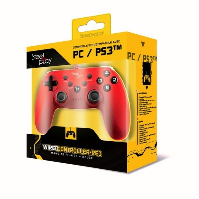 Photo of Steelplay - Wired Controller - Metallic Red