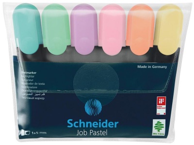 Photo of Schneider Job Pastel Wallet Of 6 Highlighter