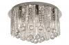 Round Ceiling Fitting with Glass Rods and Acrylic Crystals Photo