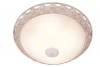 French White Ceiling Fitting with Alabaster Glass Photo