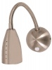 Satin Chrome Wall Fitting with Flexible Arm Photo