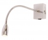 Polished Chrome Wall Fitting with Gooseneck Arm Photo