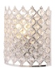 Polished Chrome Wall Bracket with Clear Acrylic Beads Photo