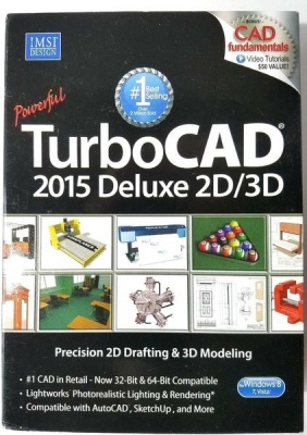 Photo of TurboCAD 2015 Deluxe 2D/3D