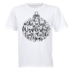 Most Wonderful Time - Christmas Bauble - Adults - T-Shirt Photo