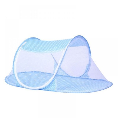 Photo of Foldable Infant Baby Bed Canopy Mosquito Net Tent bed - Blue