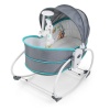 5-in-1 Rocking Bounce Chair with Removable Bassinet and Melody - Blue Photo