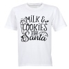 Milk and Cookies for Santa - Christmas - Kids T-Shirt Photo
