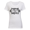 Leggings & Lattes - Ladies - T-Shirt Photo