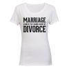 Marriage: Leading Cause for Divorce - Ladies - T-Shirt Photo