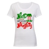 Nice Until Proven Naughty - Christmas - Ladies - T-Shirt Photo