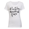 Resting Gym Face - Ladies - T-Shirt Photo