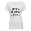 Resting Mermaid Face - Ladies - T-Shirt Photo