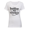 Sunshine and Whisky - Ladies - T-Shirt Photo