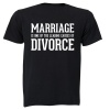 Marriage: Leading Cause for Divorce - Adults - T-Shirt Photo