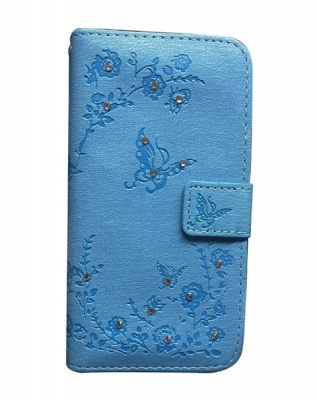 Photo of Apple Bling Divine PU Leather Book Flip Cover iPhone 7 /7s - L. Blue