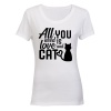 All You Need is Love & a Cat - Ladies - T-Shirt Photo