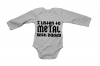 I Listen to Metal with Daddy - LS - Baby Grow Photo